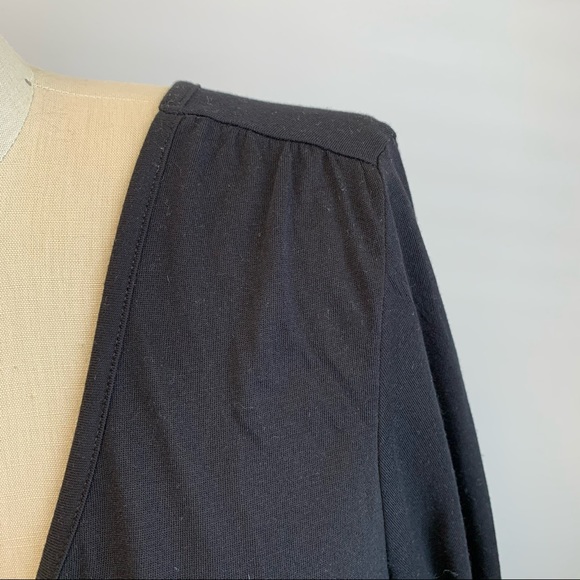 GapFit Long Sleeve Tunic w/Drawstring Side BLACK - Picture 8 of 11